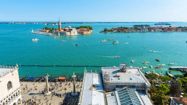 Vista panorámica aérea de Venecia, Italia — Foto de Stock