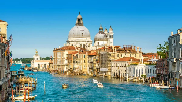 Vistas panorámicas panorámicas del Gran Canal, Venecia, Italia — Foto de Stock