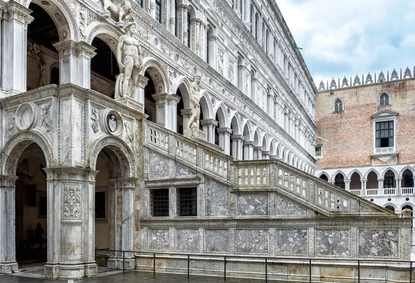 Giant`s staircase of Doge`s Palace in Venice, Italy