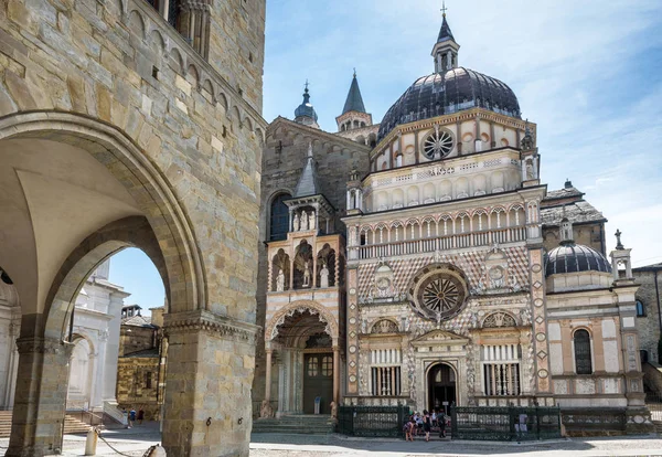 Basilique Santa Maria Maggiore à Citta Alta, Bergame, Italie — Photo