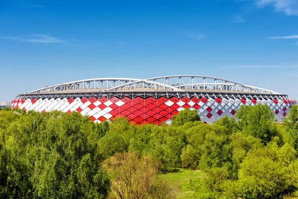 斯巴达体育场 (Otkritie 竞技场) 在莫斯科 — 图库照片
