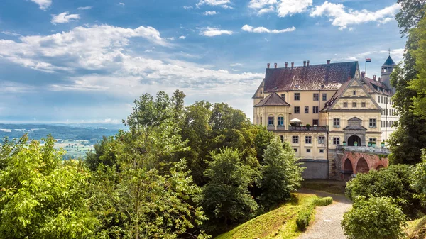 Hrad Heiligenberg v Linzgau, Německo. Tahle renesanční kavárna — Stock fotografie