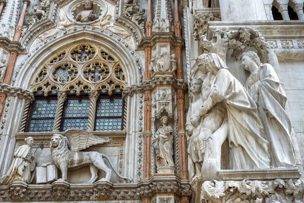 Doge`s Palace or Palazzo Ducale, Venice, Italy. It is a famous l