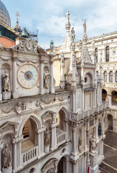Palácio do Doge ou Palazzo Ducale, Veneza, Itália. É famoso lan. — Fotografia de Stock