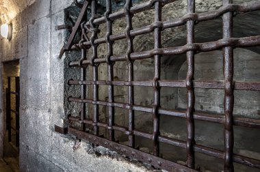 Old prison at the Doge`s Palace (Palazzo Ducale). It is a famous