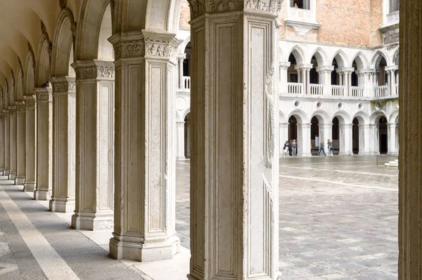 Doge`s Palace or Palazzo Ducale in Venice, Italy. It is famous l — Stock Photo, Image