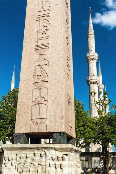 Obelisk Teodozjusza na placu Sułtanahmeta, Stambuł, Turcja. A — Zdjęcie stockowe