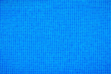 Saf mavi su arka planlı havuz. Havuz manzarası alttaki wi