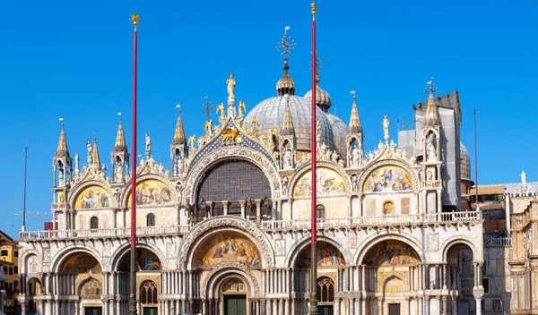 Mark Basilica Venice Italy Famous Saint Mark Cathedral Top Tourist — стокове фото