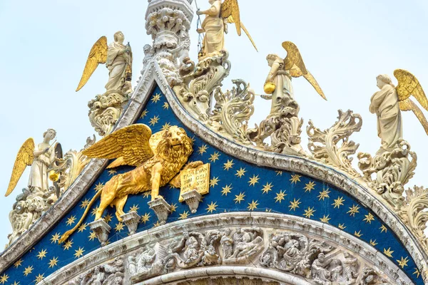 Mark Basilica Venice Italy Famous Saint Mark Cathedral Top Tourist — Stockfoto