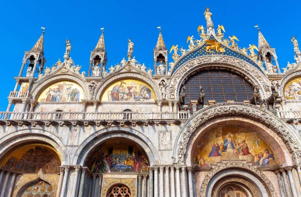 Mark Basilica Venice Italy Famous Saint Mark Cathedral Top Tourist — Zdjęcie stockowe