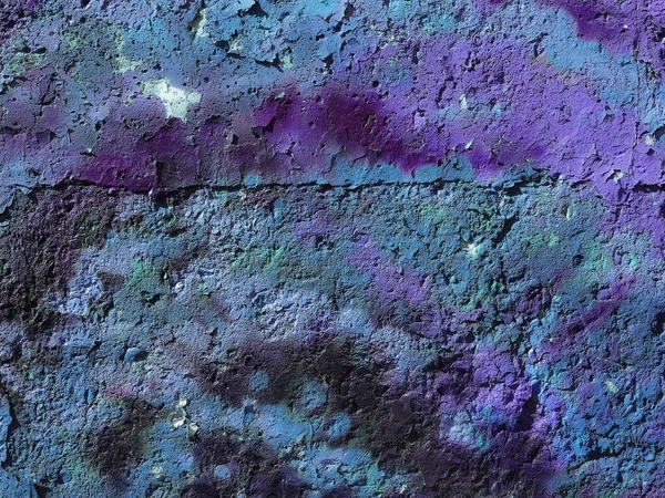 Tło Tekstury Ściany Szorstki Tynk Kolor Starą Peeling Fioletowy Farba — Zdjęcie stockowe