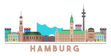 Hamburg yerlerinden manzarası