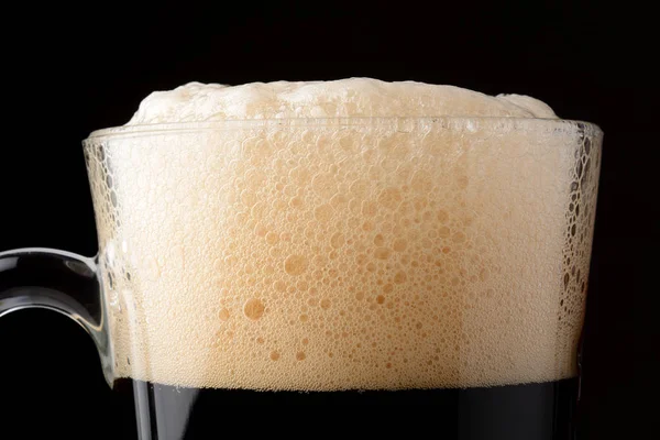 Dark beer close up — Stock Photo, Image