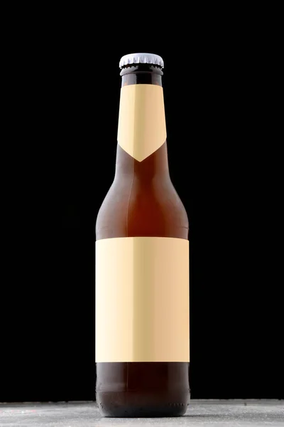Flaska hantverksöl Stockbild