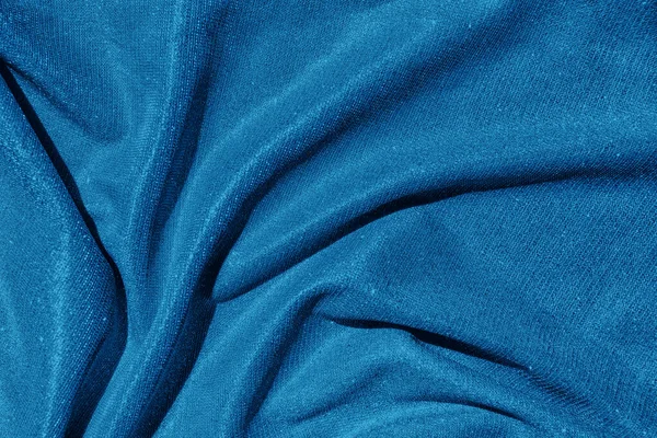 Темно-синяя ткань с серебряной люрексной нитью — стоковое фото