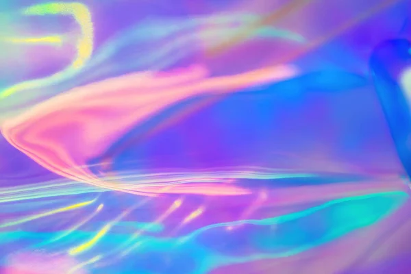 Neon colored holographic background — Stock Photo, Image