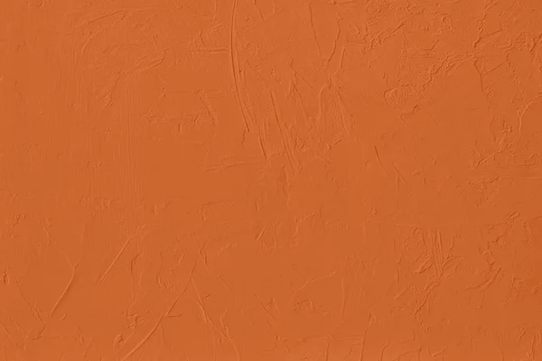 Gesättigte orange gefärbte Beton mit geringem Kontrast strukturierten Hintergrund — Stockfoto