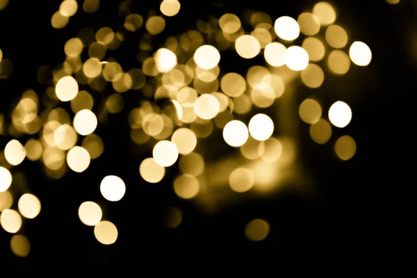 Golden circles bokeh background