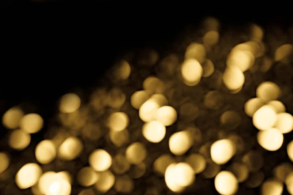 Golden circles bokeh background