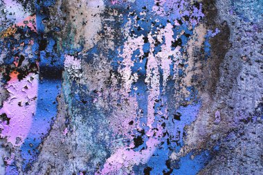 Renkli kentsel duvar dokusunu kapat