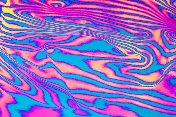 Neon kolorowe psychodeliczne fluorescencyjne paski zebra teksturowane tło — Zdjęcie stockowe