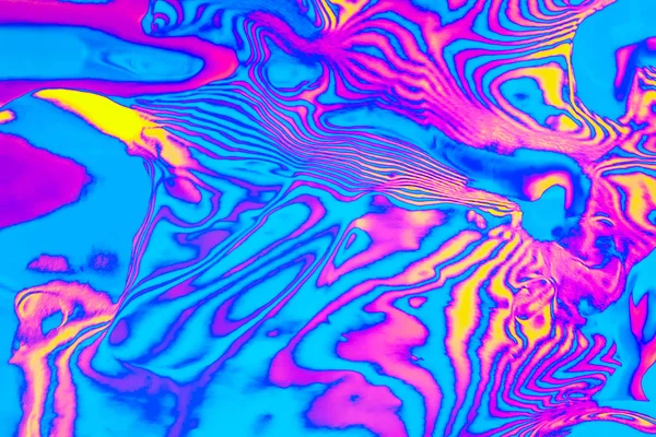 Neon barevné psychedelické fluorescenční pruhované zebra texturované pozadí — Stock fotografie