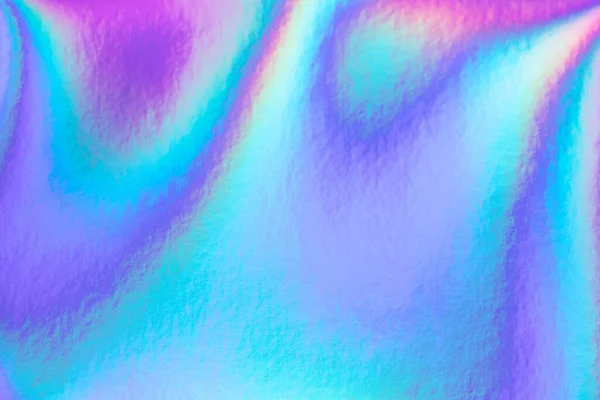 Abstract Trendy Rainbow Holographic Background 80S Style Blurred Texture Violet — Stock Photo, Image