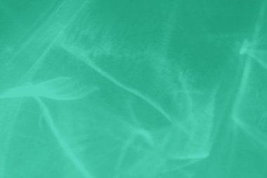 Işık ve gölgeli yakıcı efektli naneli, soyut arkaplan. Işık camdan geçer. 2020 yıllık renk eğilimi