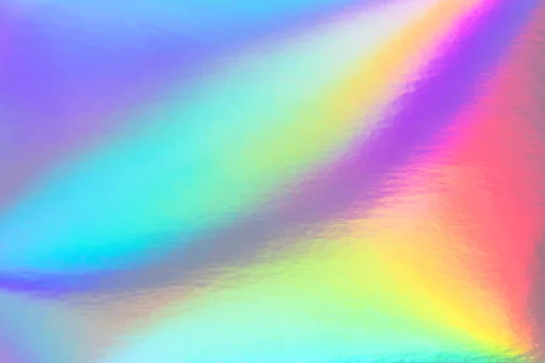 Abstract Trendy Rainbow Holographic Background 80S Style Blurred Texture Violet — Stock Photo, Image