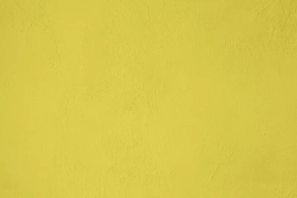 Saturated Yellow Colored Low Contrast Concrete Textured Background Roughness Irregularities — Stock Photo, Image