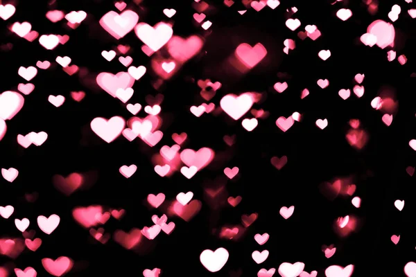 节日的重叠效果 粉红的心形突起的喜庆的背景 新年及情人节设计 — 图库照片