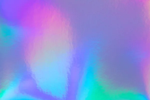 Foglio olografico retrò colorato sfondo gradiente futuristico — Foto Stock