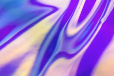 Mor, pembe ve nane renginde bulanık doku. 80 'ler tarzında soyut bir holografik arka plan. Sentetik dalga. Buhar dalgası stili. Retrowave, retro futurism, webpunk