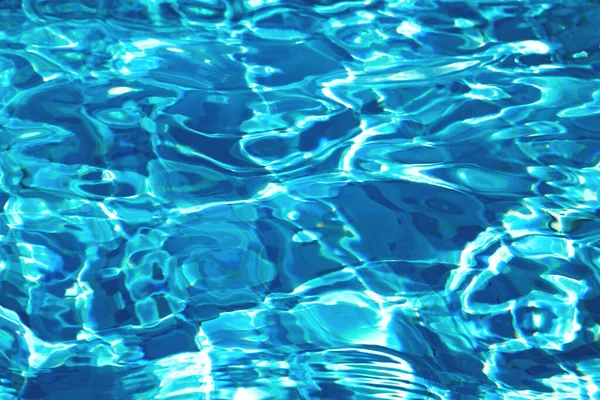 Closeup Rough Water Surface Texture Splashes Bubbles Mint Blue Color — Stock Photo, Image