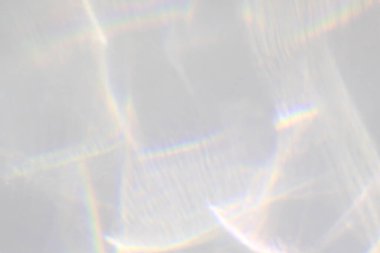 Bulanık su dokusu, fotoğraf ve maketler için örtüşüyor. Beyaz bir duvara organik gölge ve ışık yakıcı etki bırakıyor. Doğal ışık efektleri için gölgeler