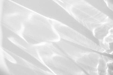 Beyaz bir duvara organik gölge düşür