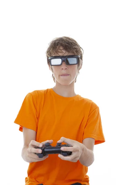 3d virtual reality video game online — Stock Photo, Image