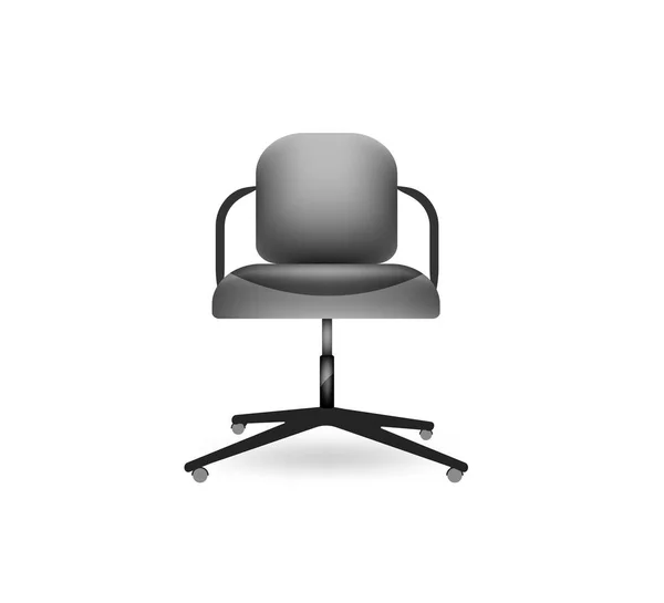 Office chair scene — Stock Vector