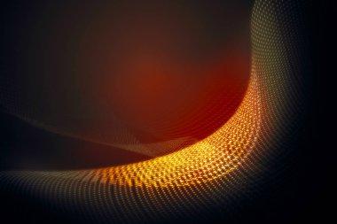 Renkleri nokta soyut sahne