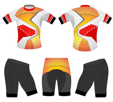 Yelek çokgenler stil Bisiklete binme