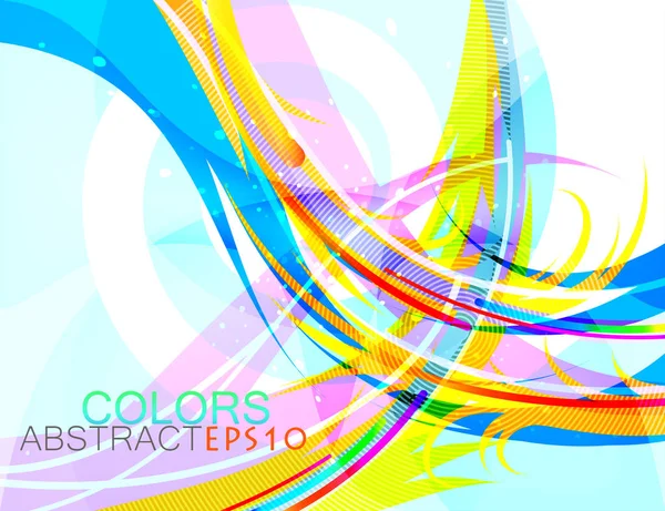 Transparante kleuren vorm scène vector — Stockvector