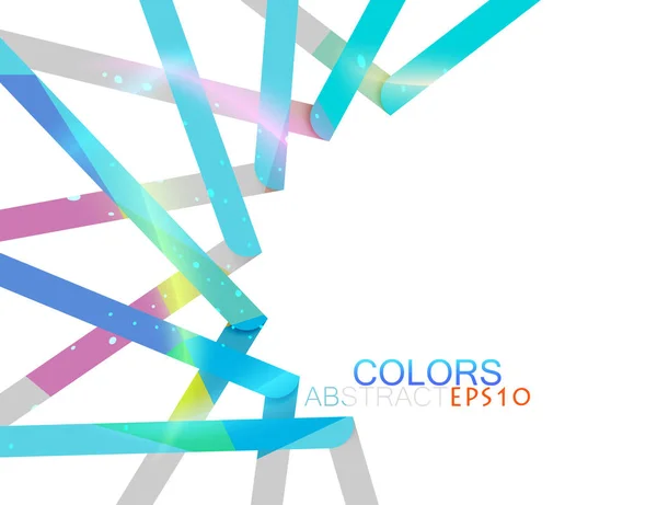 Colores de forma abstracta — Archivo Imágenes Vectoriales