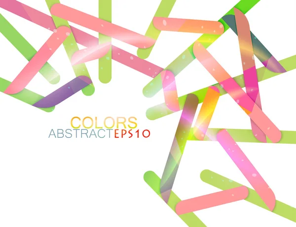 Abstracte kleuren vorm scène — Stockvector
