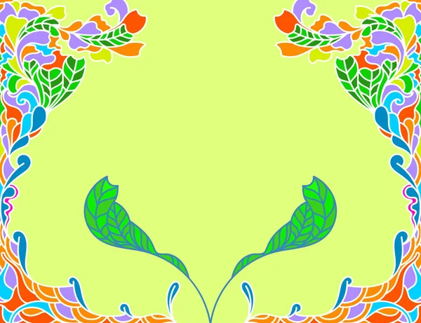 Style doodle floral — Image vectorielle