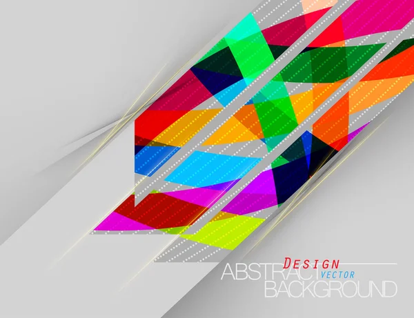Coloridas formas geometría escena — Vector de stock