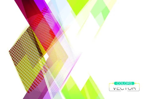 Beyaz bir vektör parlak renkler