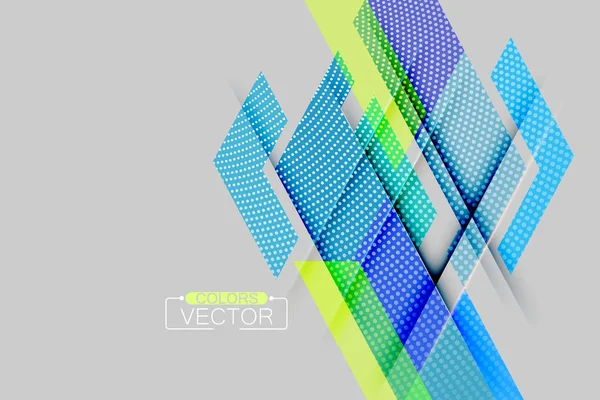 Abstrakcja Niebieski kształtu geometrycznego scena wektor — Wektor stockowy