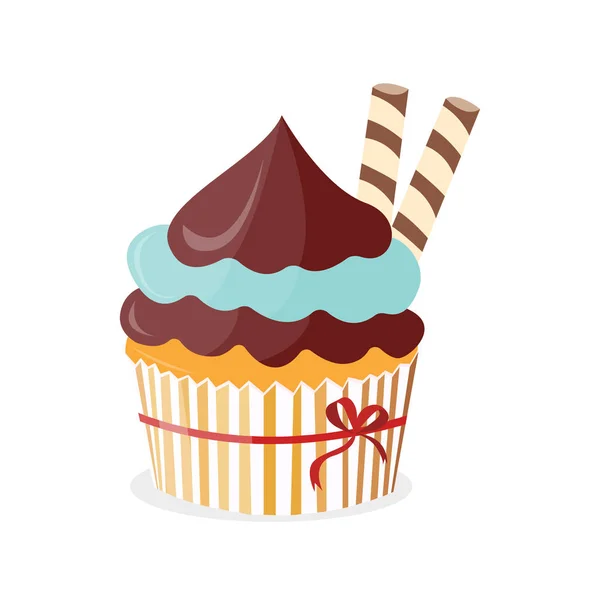 Édes vektor ünnepi keksz, ostya. — Stock Vector
