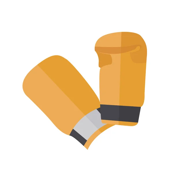 Gants de boxe icône sur le fond blanc. Illustration vectorielle . — Image vectorielle